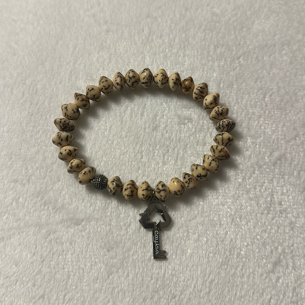 Cayisa Stretch Brown Beaded Bracelet